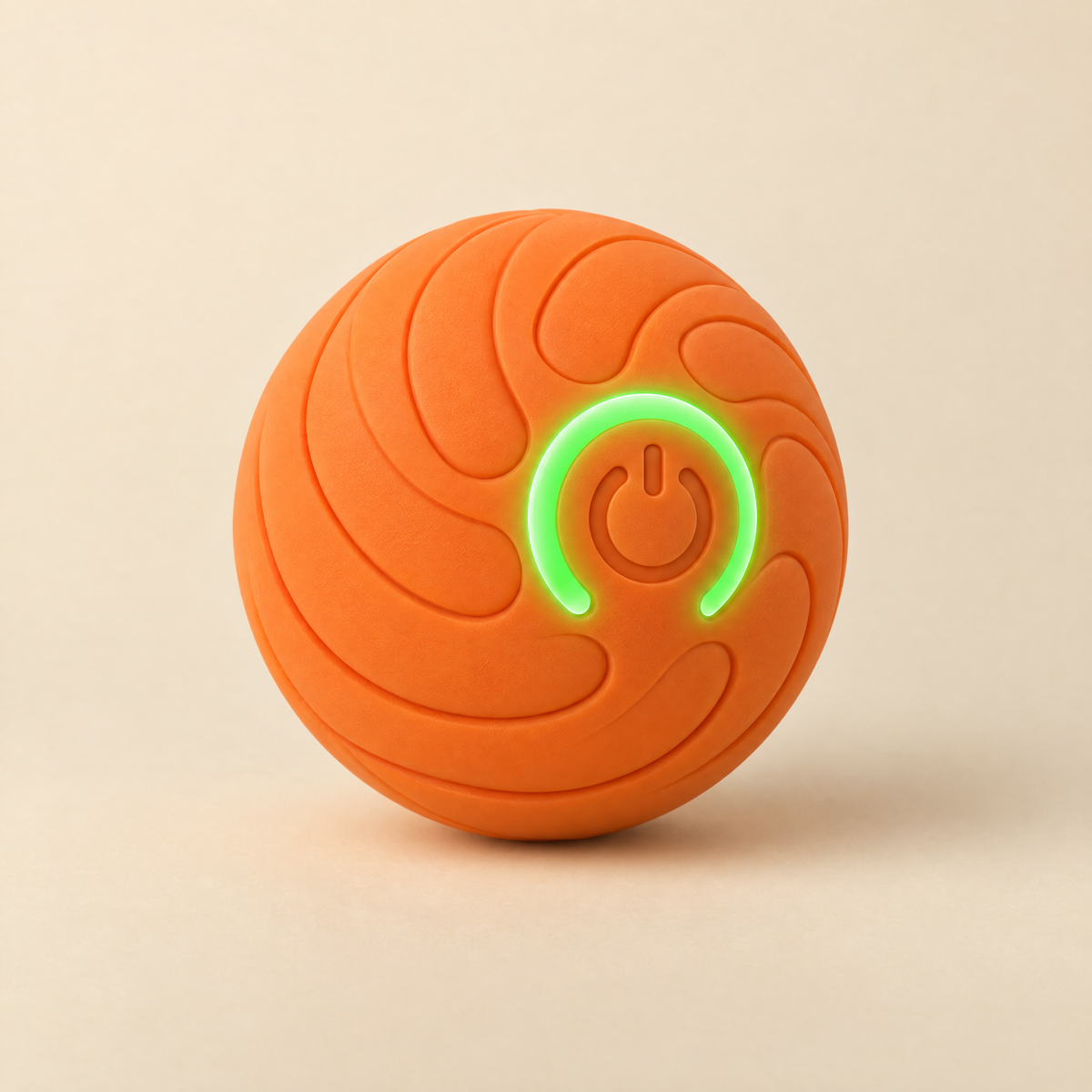 Balle électrique pour chat, modèle Tourbillon, orange